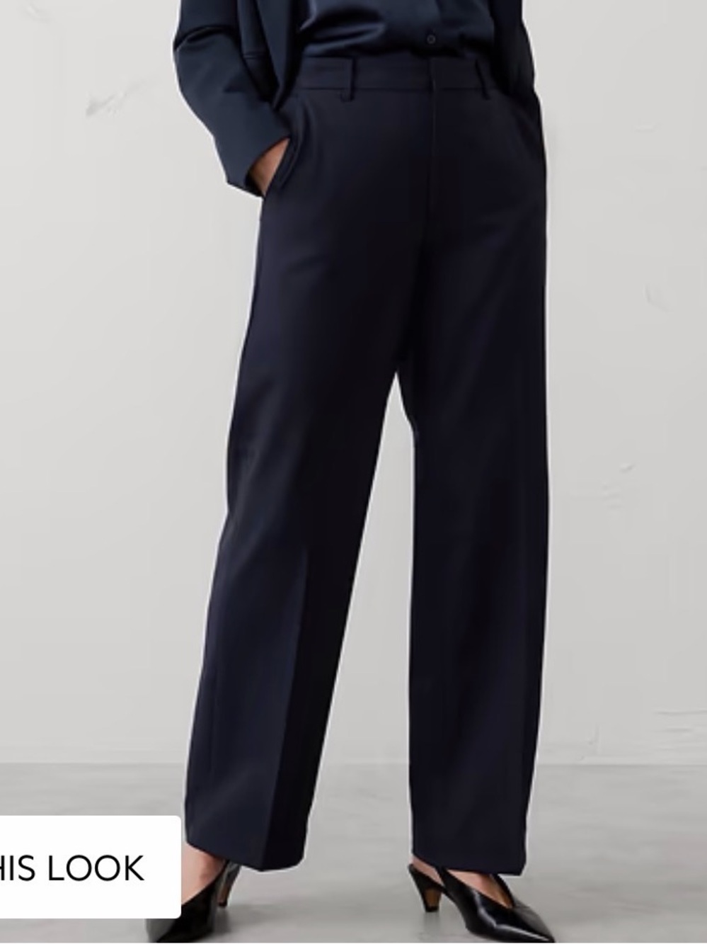 NWT Banana Republic Factory Black Dress Pants